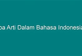 Apa Arti Hoki Dalam Bahasa Indonesia